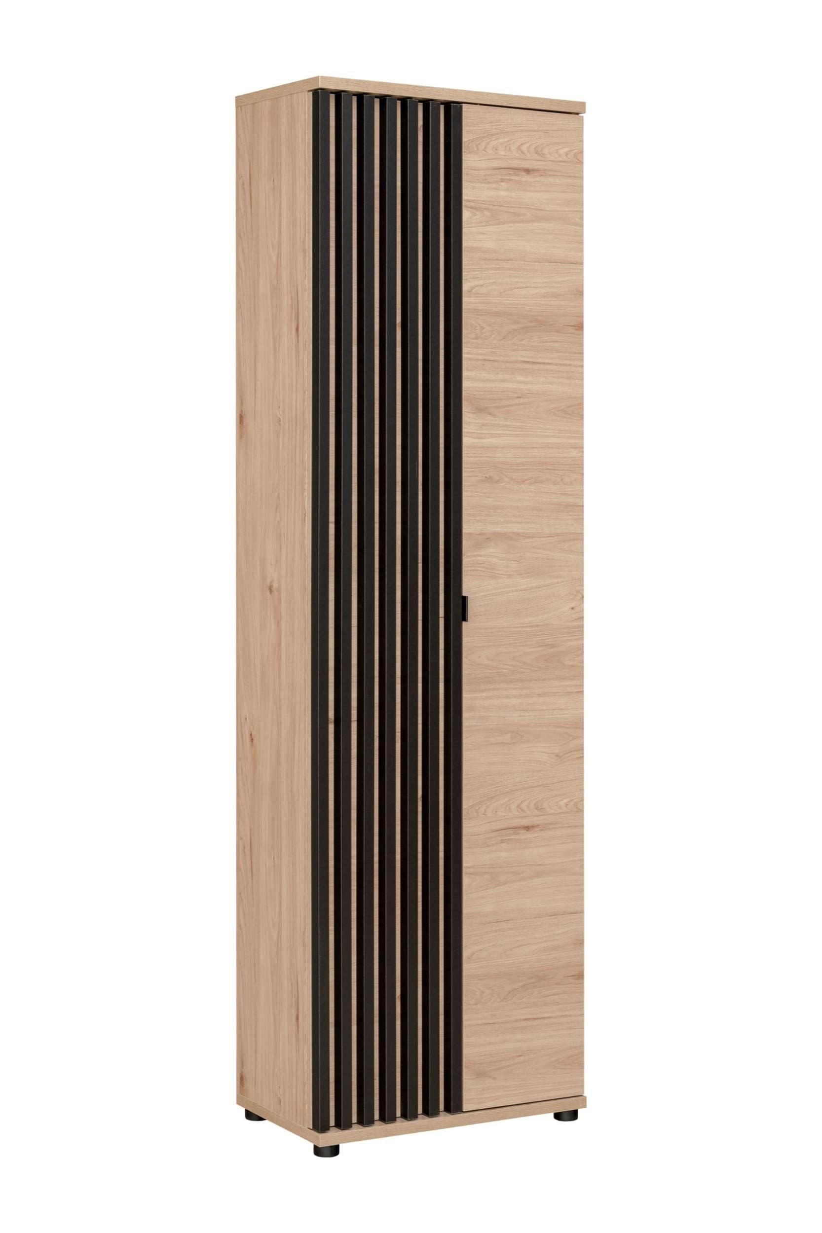 99rooms Garderobenschrank Pedri (Schrank, Garderobenschrank) 2-türig, mit viel Stauraum, mit Hängestange
