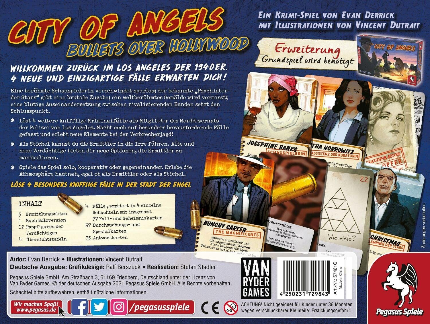 [Erweiterung] Spiele Angels: Pegasus Hollywood City of Spiel, over Bullets