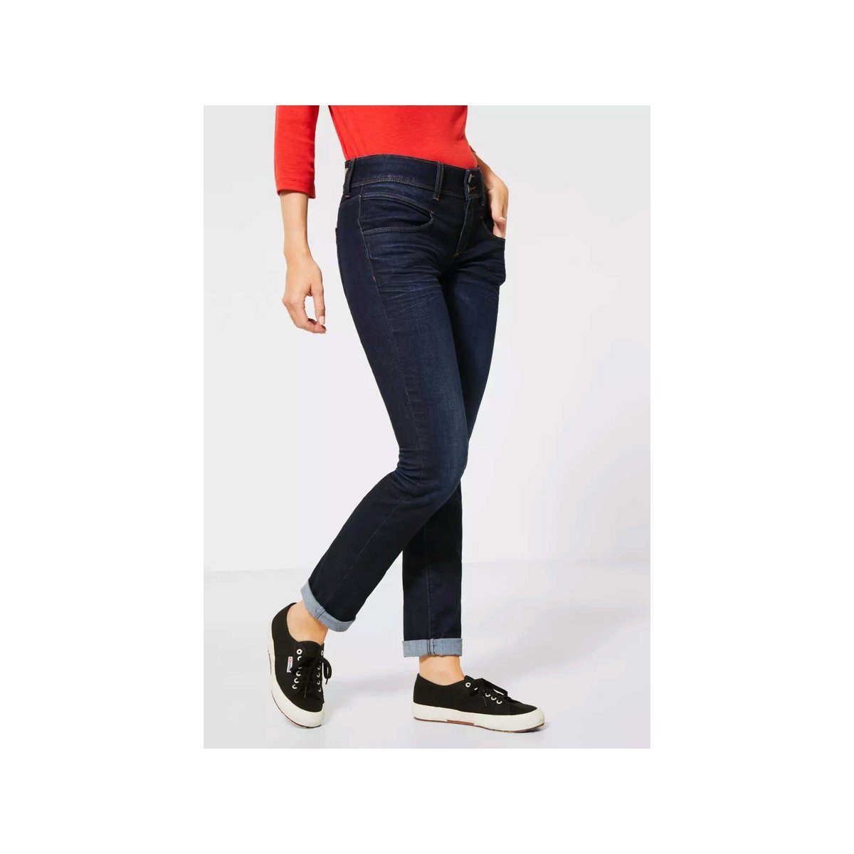 ONE blau Regular-fit-Jeans (1-tlg) STREET regular
