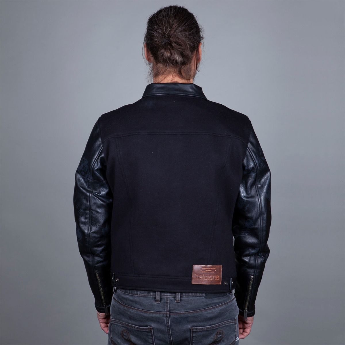 Helstons Motorradjacke Kansas wasserdichte Motorrad Textil / Lederjacke Rückenprotektor enthalten,wasserdicht