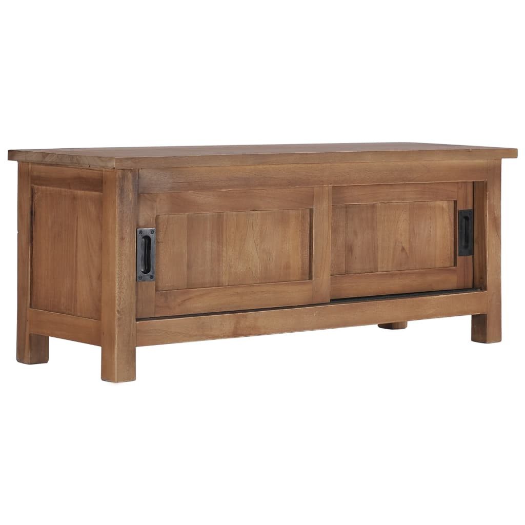 vidaXL TV-Schrank TV-Schrank 903035 cm Massivholz Teak Lowboard