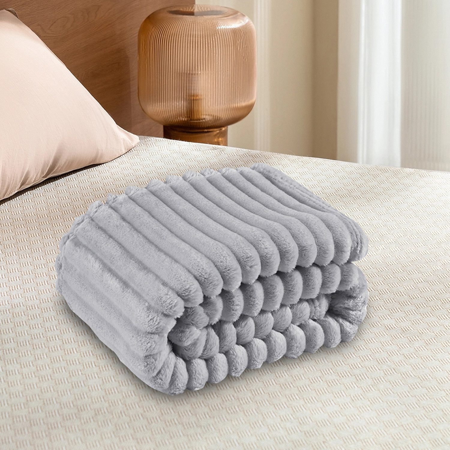 Wohndecke Mikrofaser Sofadecke Überwurfdecke, REDOM, 150x200cm günstig online kaufen