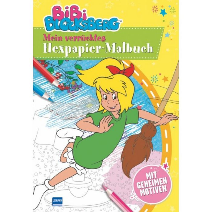 Ullmann Medien Malbecher Bibi Blocksberg Hexenpapier Malbuch