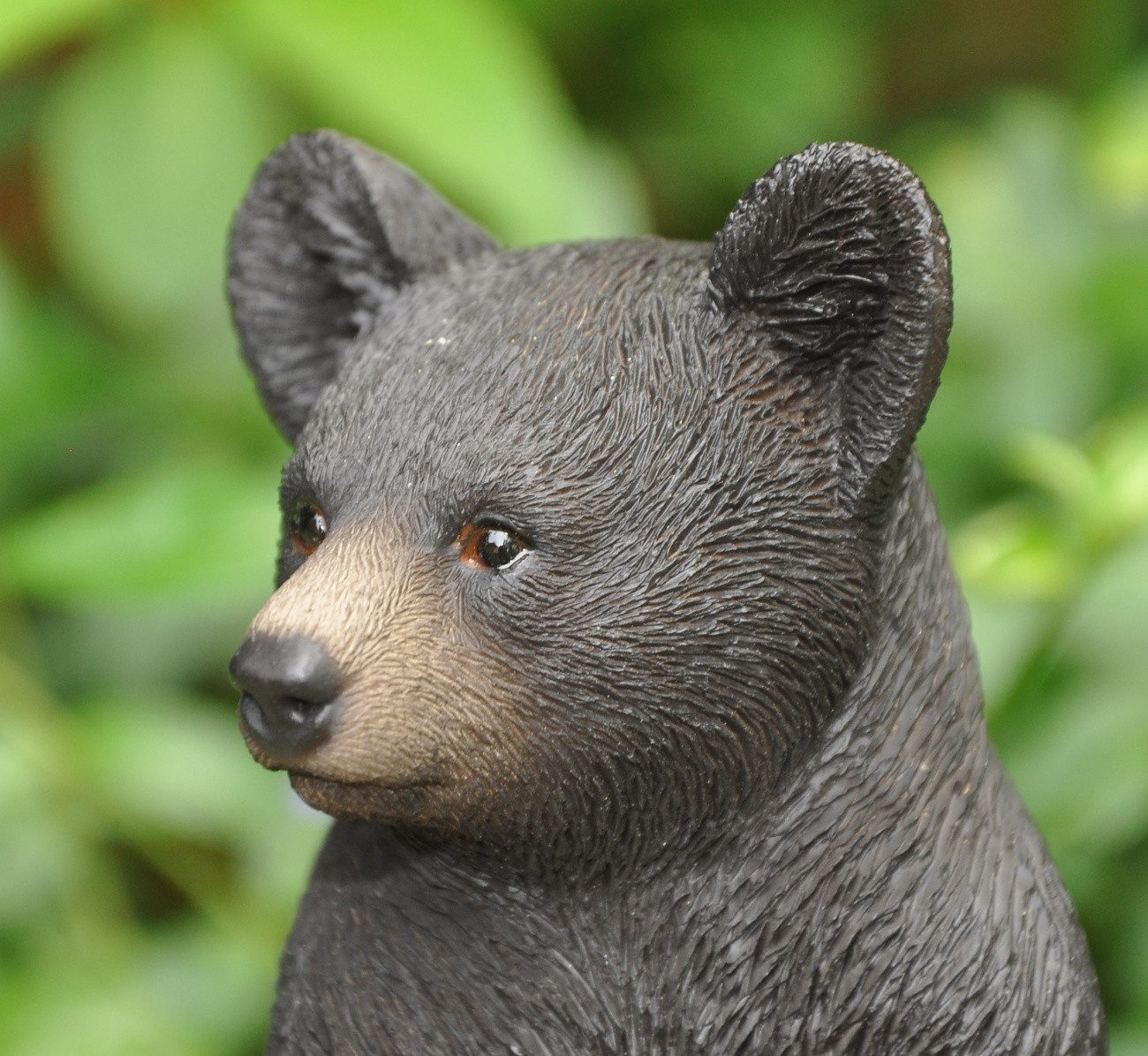 dazikemo Gartenfigur Dekofigur Gartenfigur Schwarzbär – Bild 3 von 4