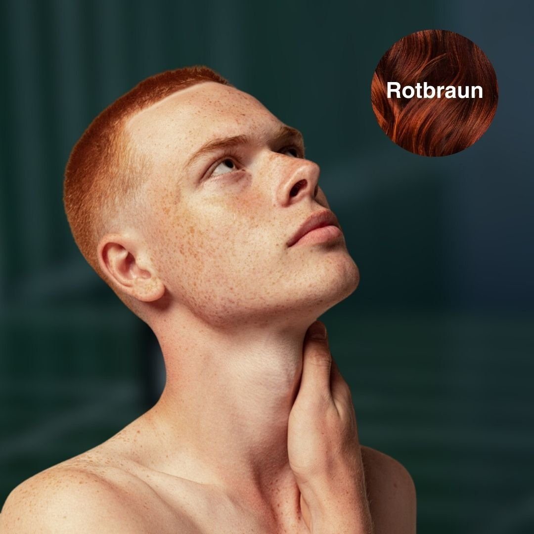 Rotbraun Hairfiber Männer Halt, für perfekter Streuhaar, Leon Frauen, Haarpuder & Haltbarkeit Miguel lange