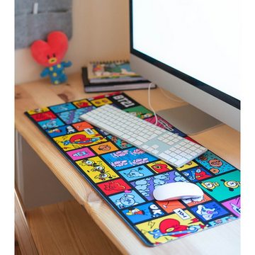 Grupo Erik Gaming Mauspad BT21 Game Mat XL Mouse Pad für Tastatur