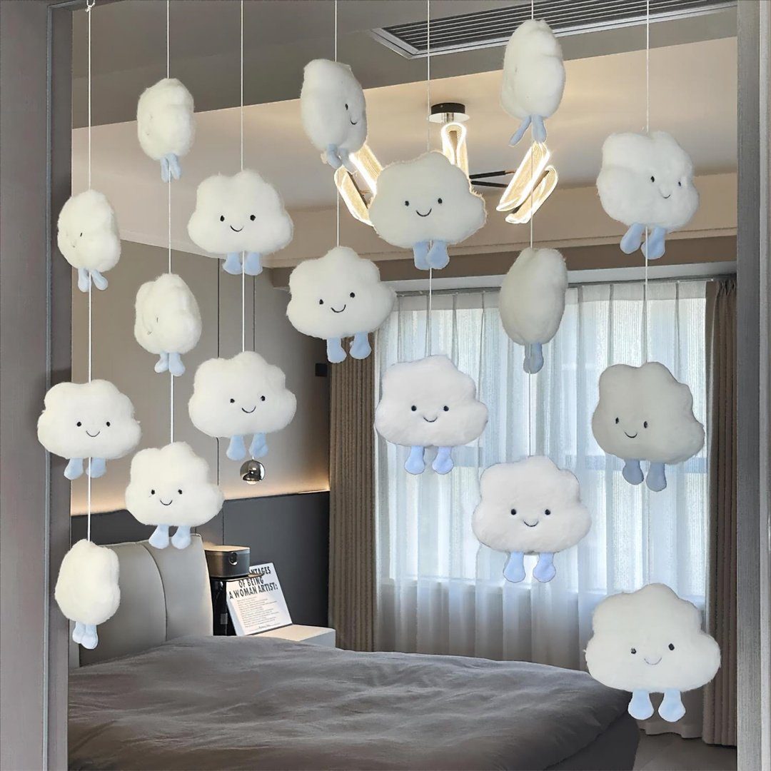 Türvorhang 7 Strings Cloud Shaped Door Hanging Curtain Home Room Decor, L.Ru UG, (7 St), CuteMöbel & Wohnen, Dekoration, Vorhänge!