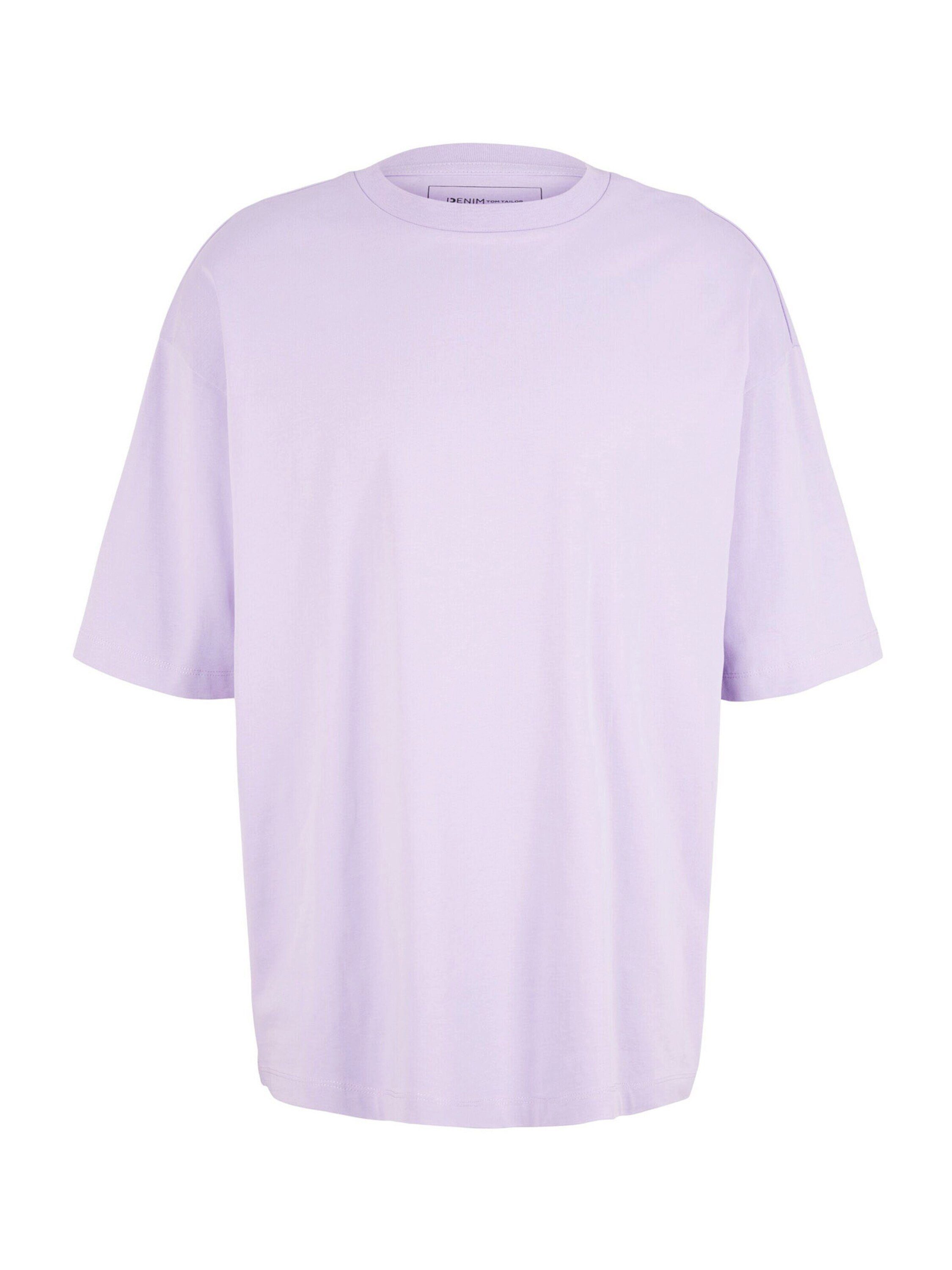 TOM TAILOR Denim T-Shirt lilac (1-tlg) vibe