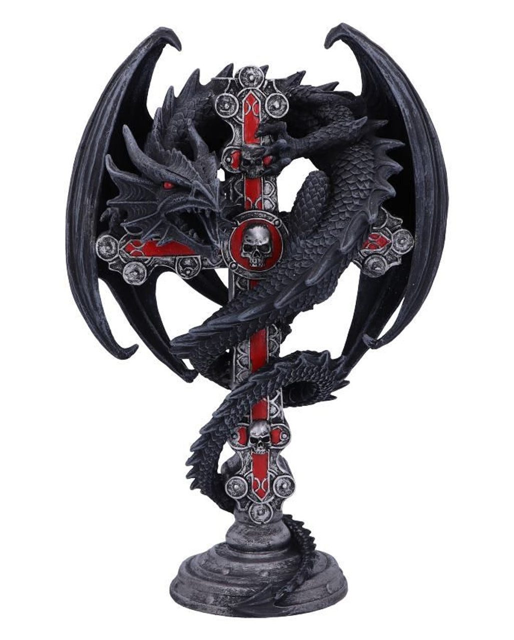 Horror-Shop Dekofigur Gothic Guardian Kerzenständer als Gothic Dekoratio