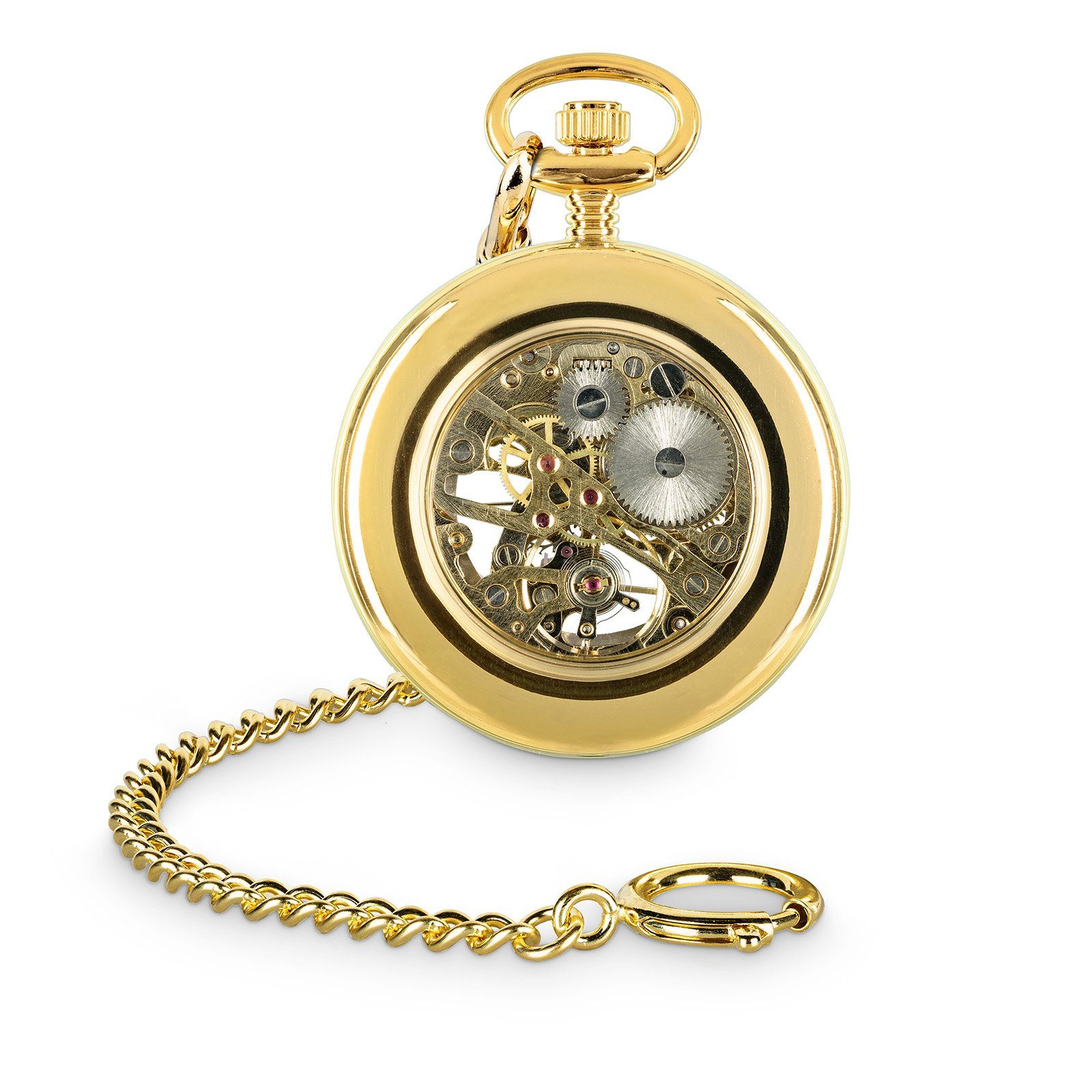 Hermann Jäckle Taschenuhr "Limburg Vergoldet", Skelett-Handaufzug, 41 mm, M günstig online kaufen