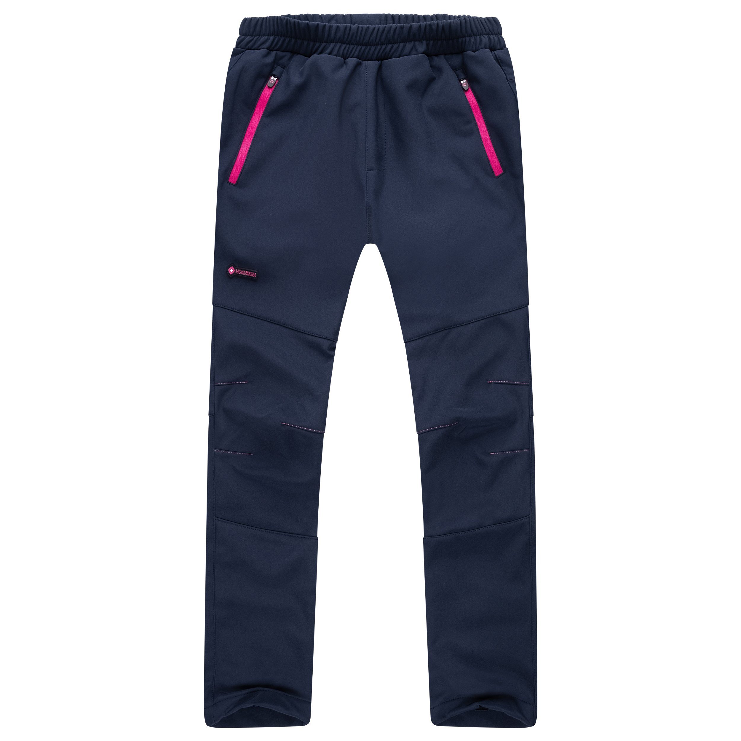 Höhenhorn Softshellhose Tiegun Kinder Jungen Mädchen Outdoorhose Gefüttert Snowboardhose weiches Microfleece-Innenfutter