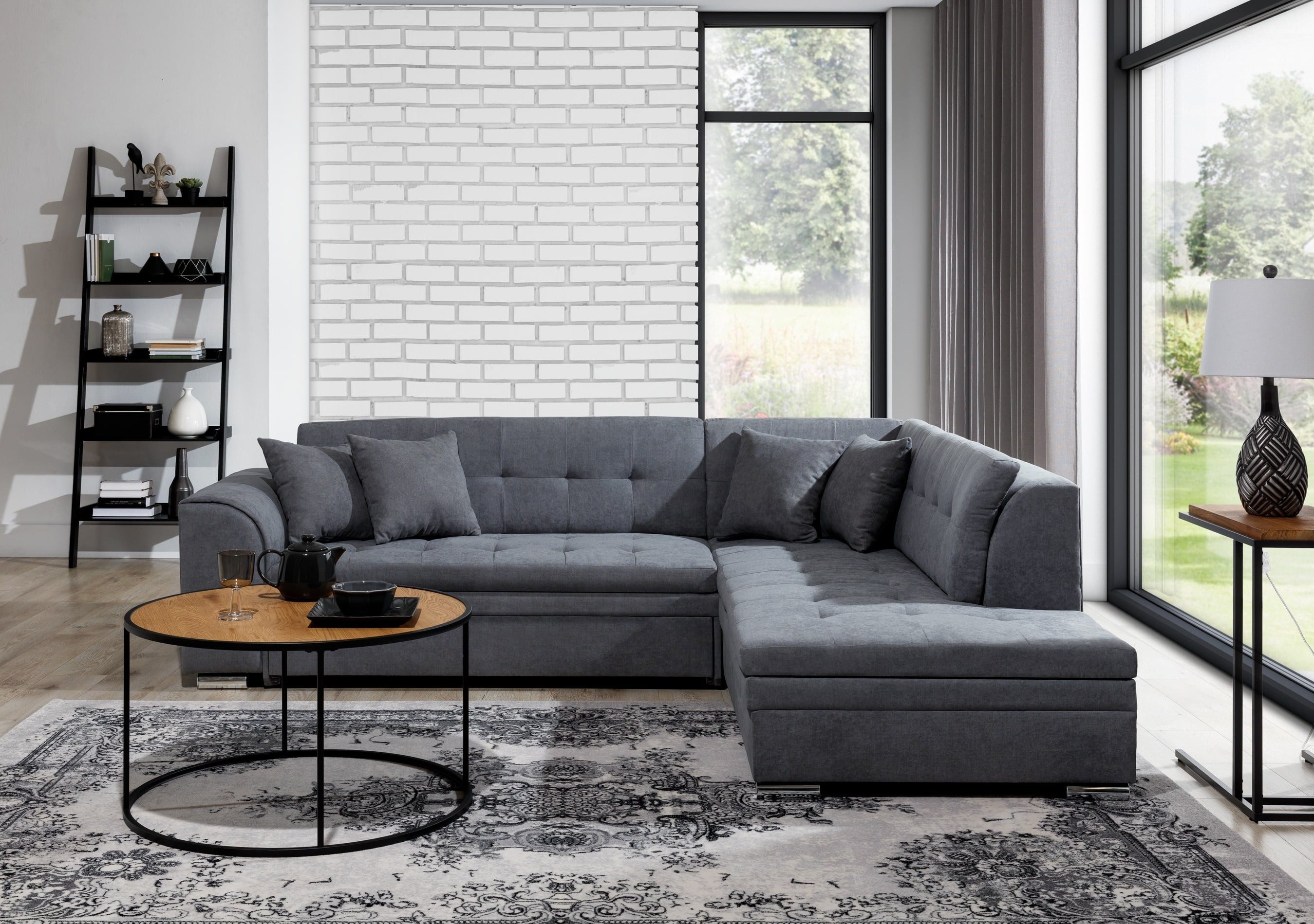 MF Design Polsterecke Piri, mit Bettfunktion