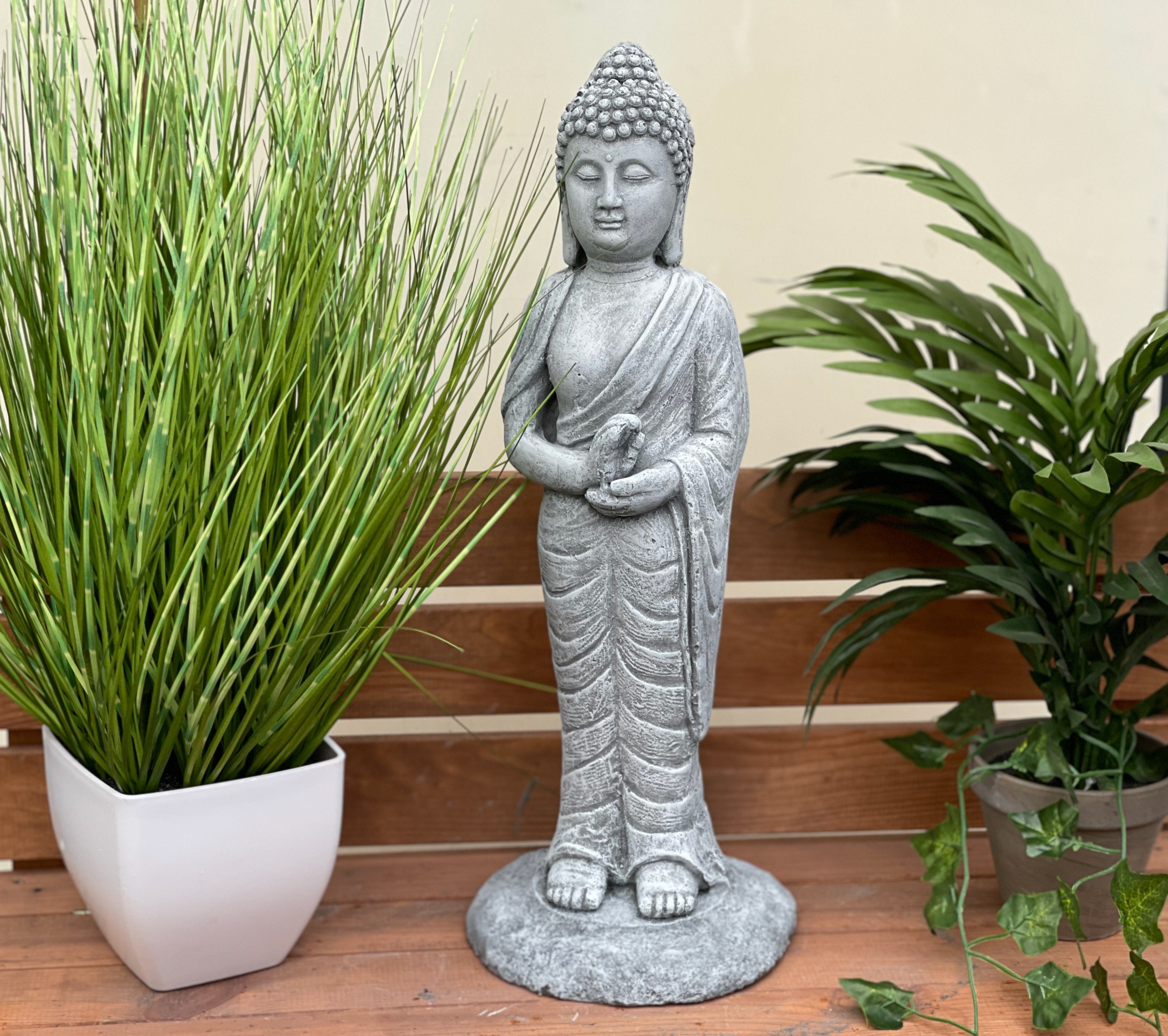 Stone and Style Gartenfigur Steinfigur stehender günstig online kaufen
