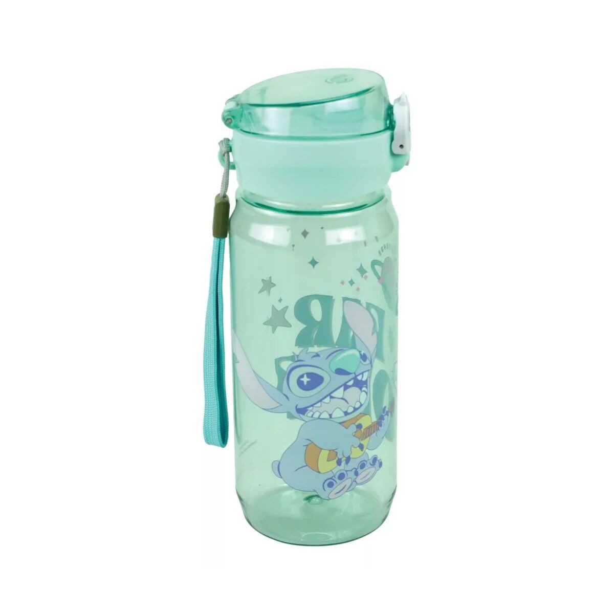 Disney Trinkflasche Disney Lilo und Stitch Blast Kunststoffflasche mit Haken