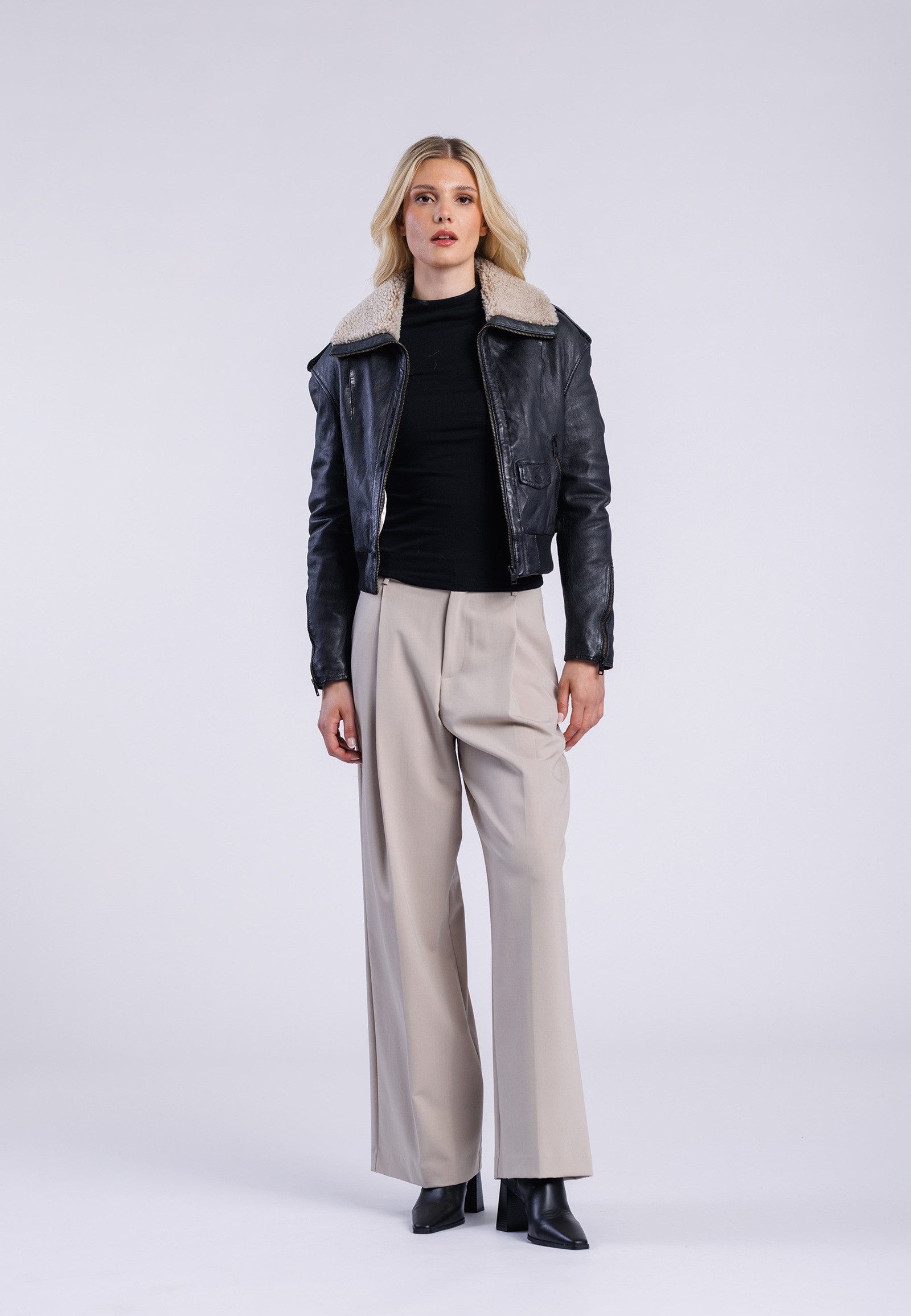 Freaky Nation Lederjacke Page-FN