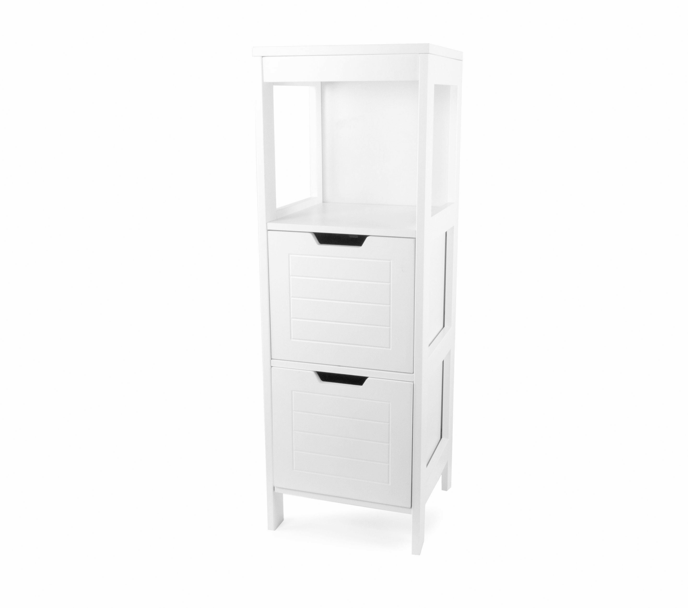 osoltus Badregal osoltus Badkommode Badschrank Badregal Hampton 89cm Holz weiß