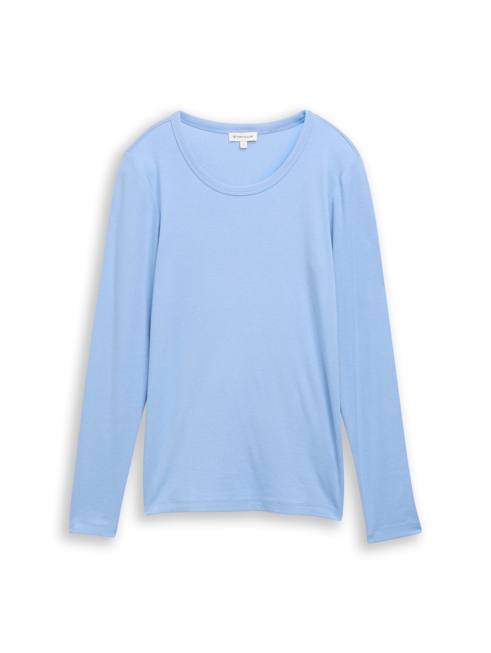 TOM TAILOR Langarmshirt Basic Slim Fit günstig online kaufen