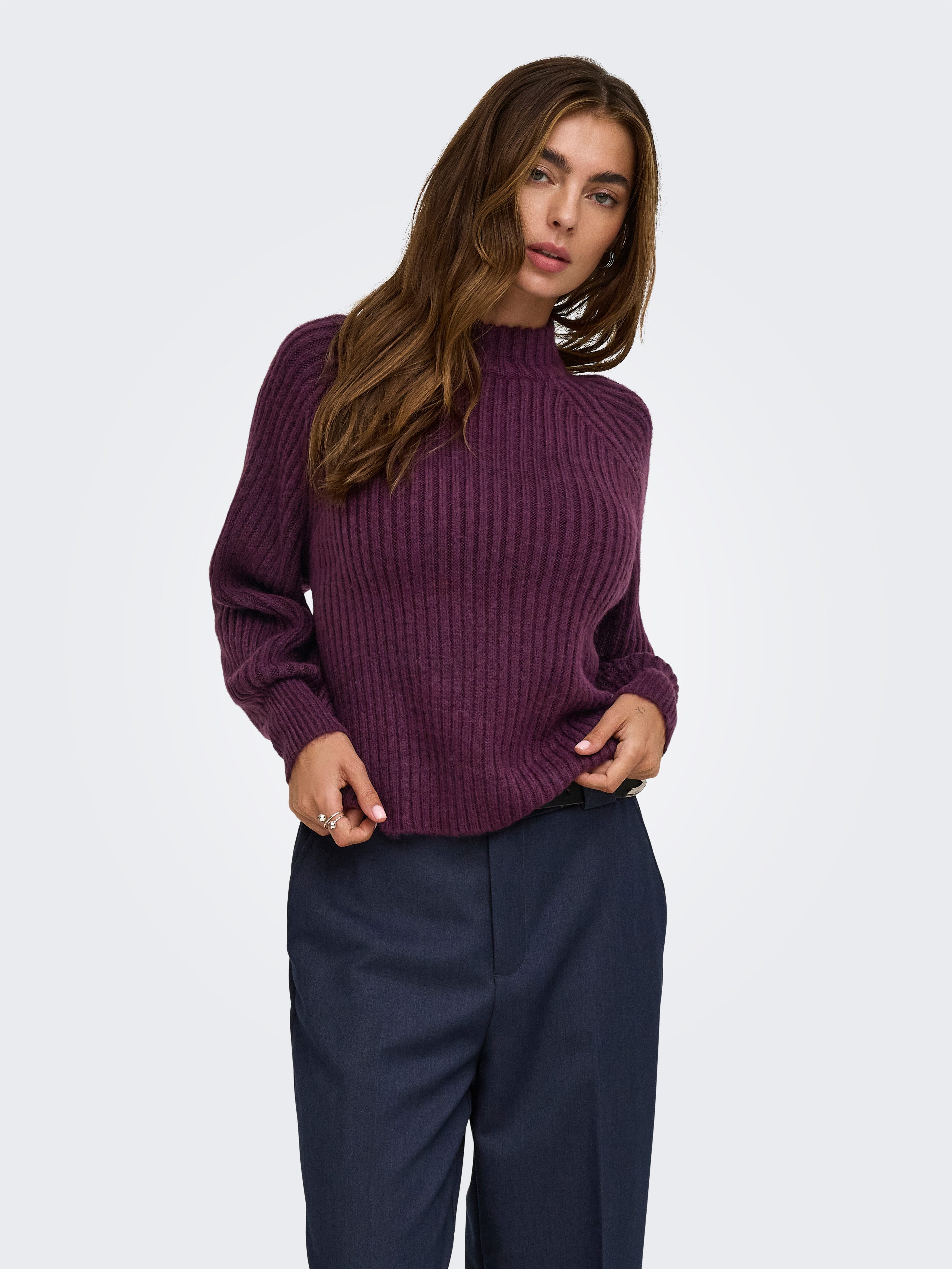 ONLY Strickpullover ONLKALIBU L/S PULLOVER KNT NOOS Kunstfaser, regular fit