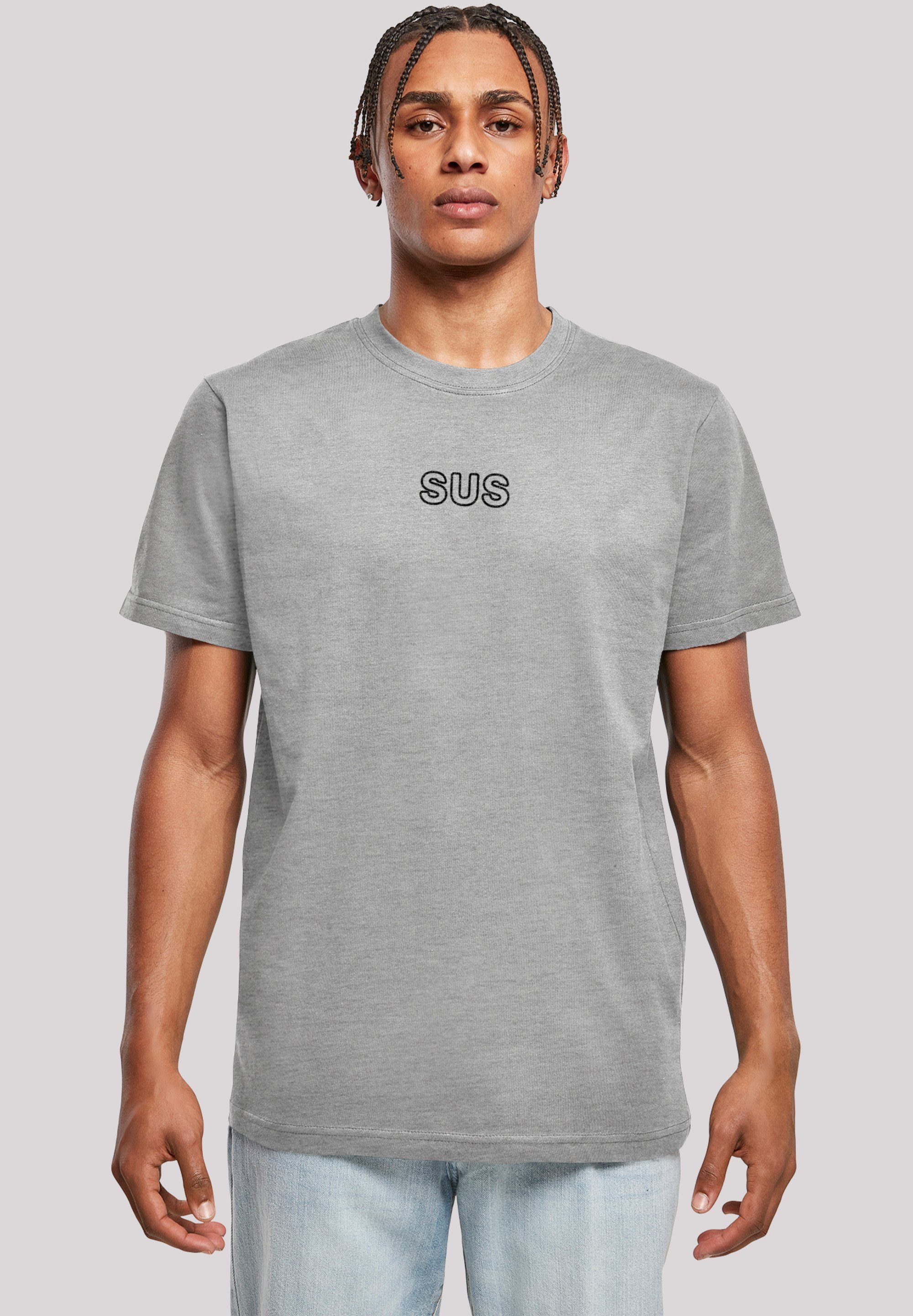 F4NT4STIC T-Shirt SUS Jugendwort 2022, slang heather grey