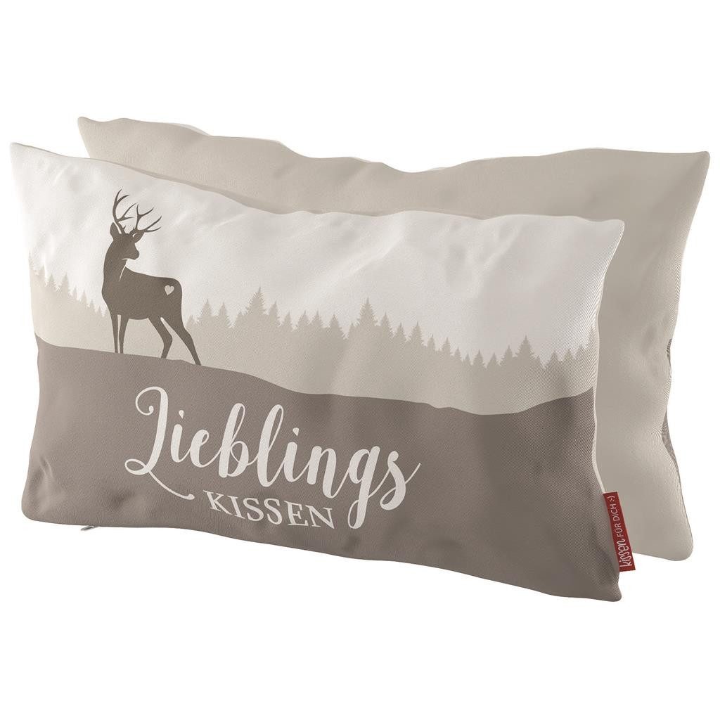 La Vida Dekokissen Kissen Dekokissen Kuschelkissen für Dich) la vida Liebli günstig online kaufen