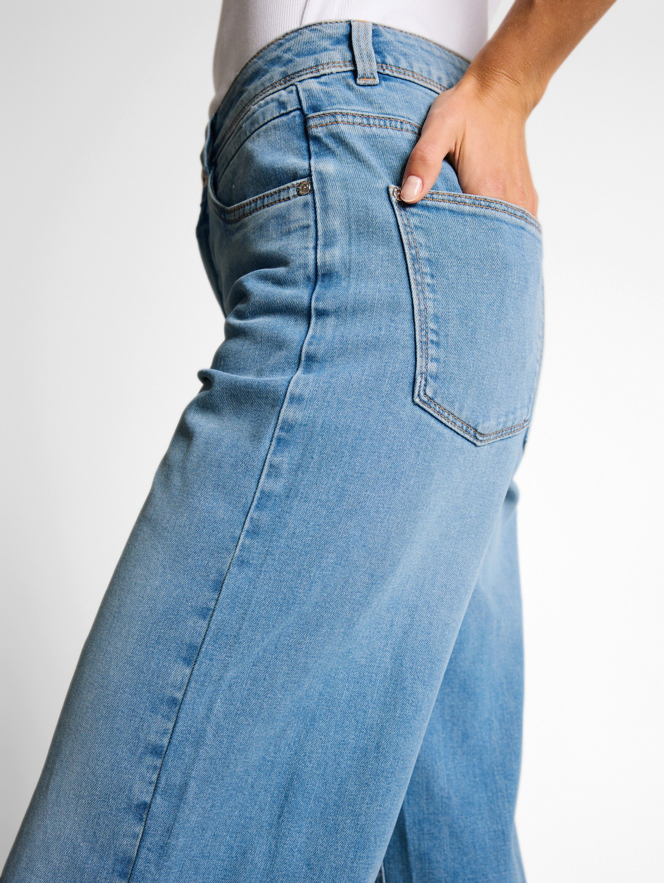 TOM TAILOR High-waist-Jeans NELMA im Five-Pocket Style