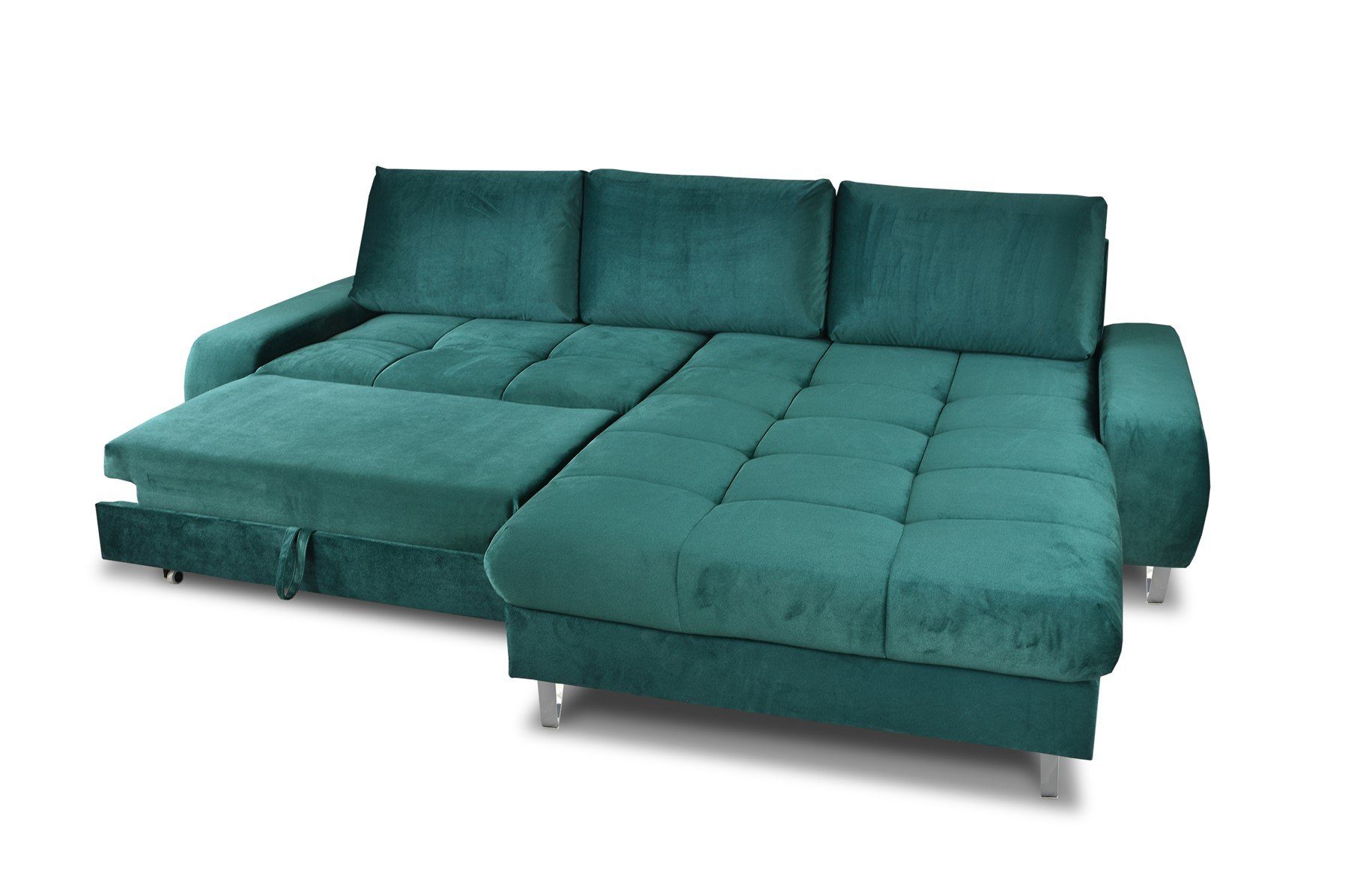 Fun Möbel Ecksofa Couchgarnitur MAXIME Stoff günstig online kaufen