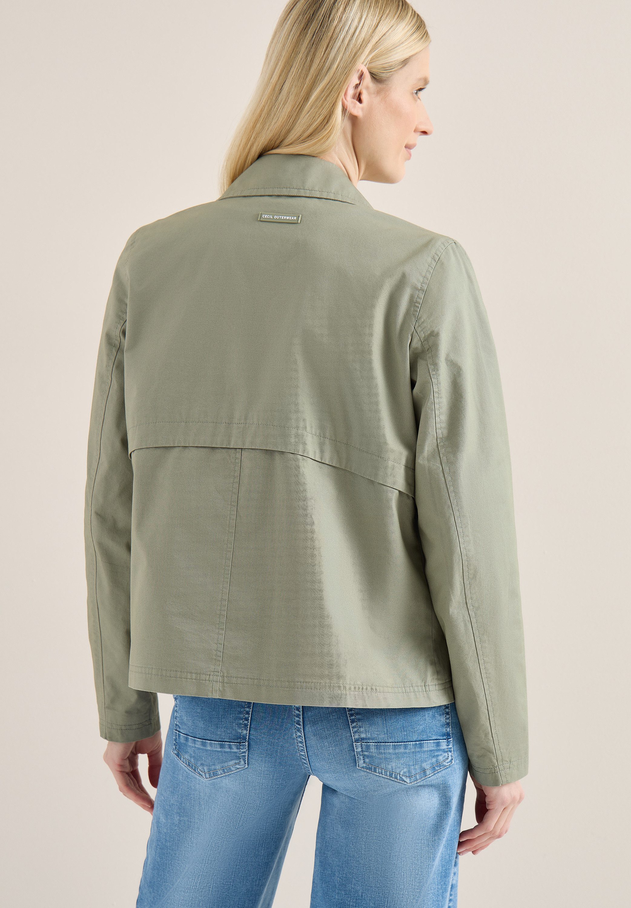 CECIL Kurzjacke Trenchcoat mit Reverskragen