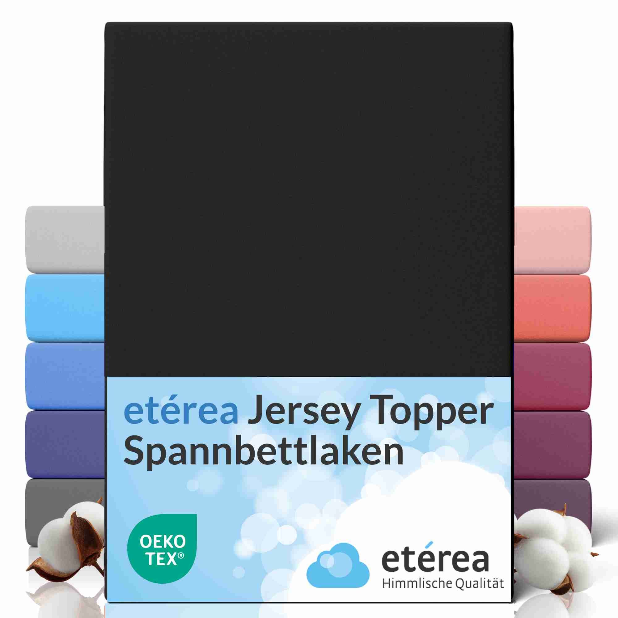 etérea Himmlische Qualität Spannbettlaken etérea Comfort Jersey Topper Spannbettlaken, Jersey, Gummizug: rundum, (1 Stück)