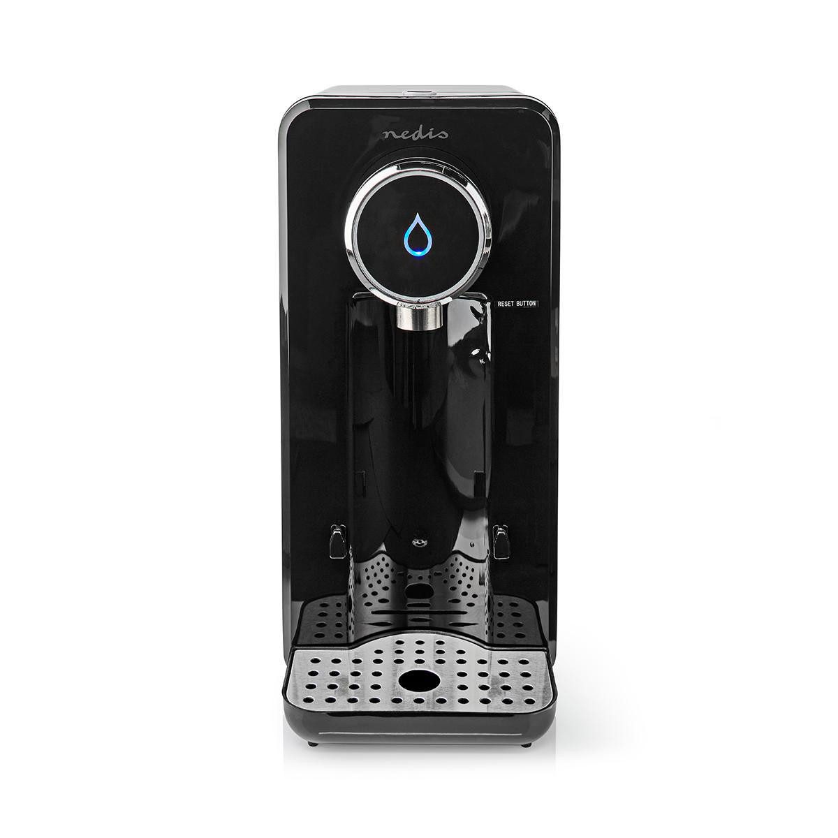 Nedis Wasserkocher KAWD100FBK, 2.5 l, 2600 W, Heißwasser auf Knopfdruck, Dauerfluss, Kalkmonitor, Überhitzung