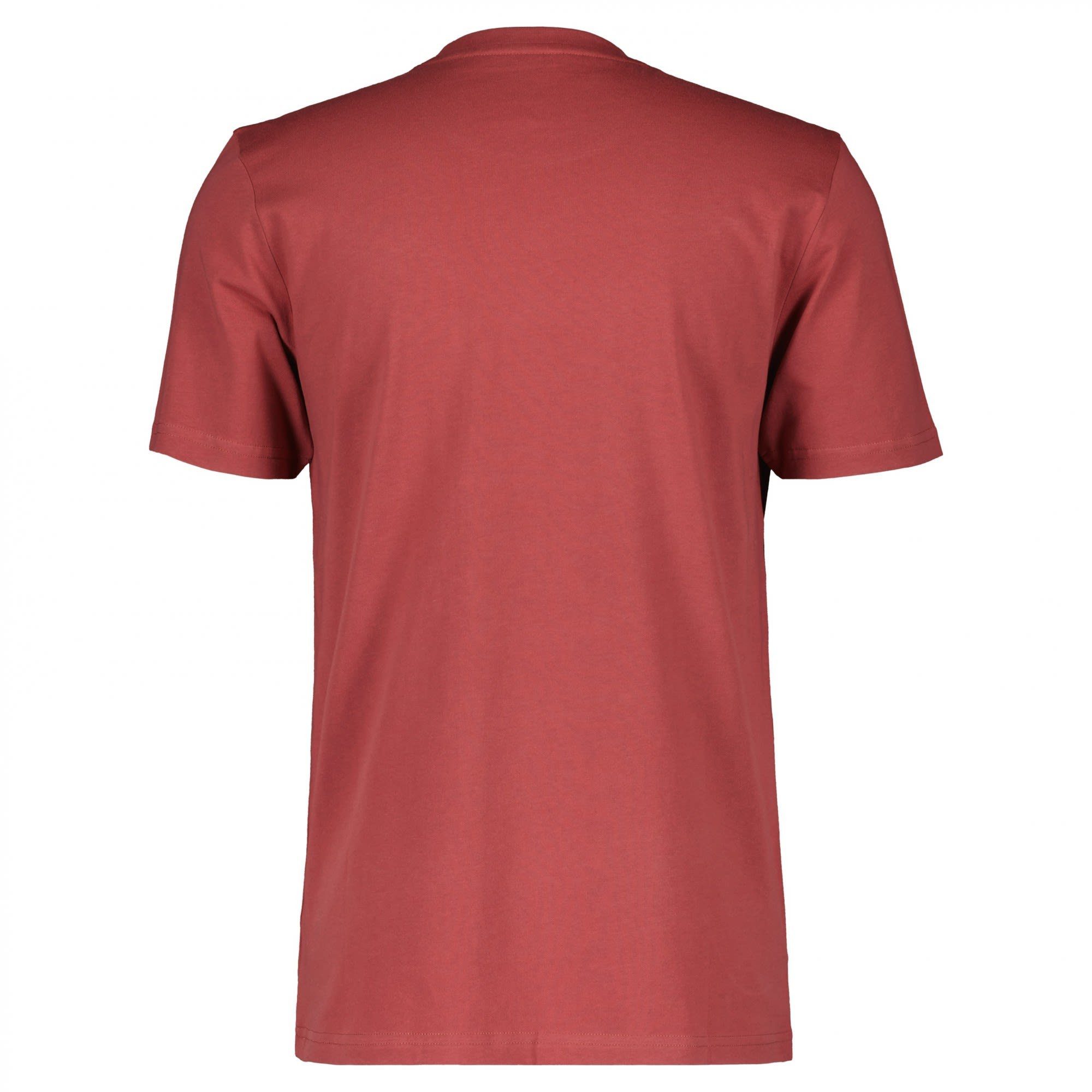 S/sl Scott Kurzarm-Shirt Scott Tee Icon Herren Burnt Red T-Shirt M