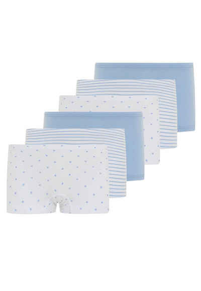 Schiesser Panty 6er Pack 95/5 Organic Cotton (Spar-Set, 6-St) Short Slip - Baumwolle - Atmungsaktiv