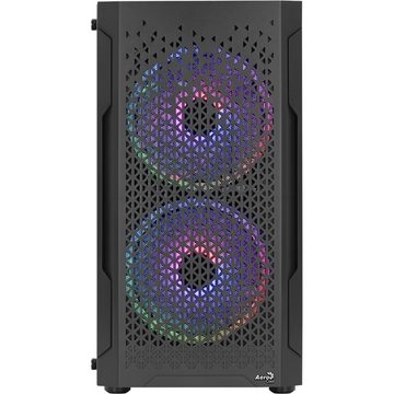 Aerocool PC-Gehäuse Trinity Mini-G-BK-V2 - Tower-Gehäuse - schwarz