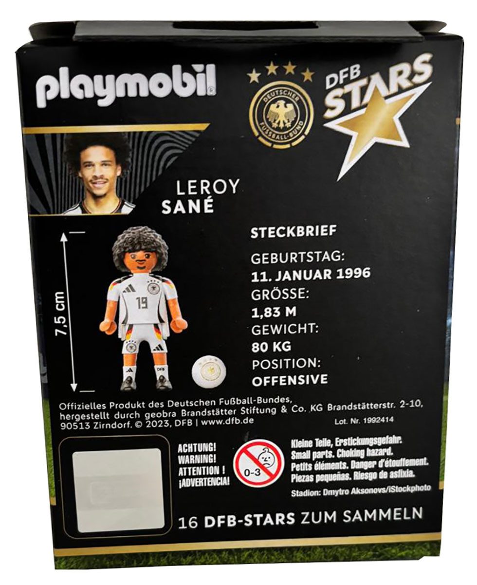 Playmobil® Spielfigur Playmobil DFB Stars Leroy Sane Fußballer Spielfigur m günstig online kaufen
