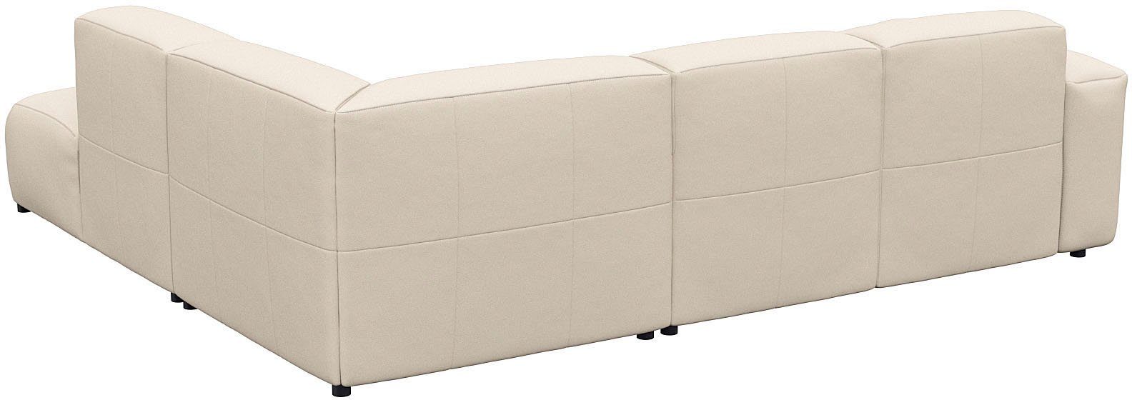 FLEXLUX Ecksofa Lucera, super Sitzkomfort durch Kaltschaum im Sitz, L-Form, modern & anschmiegsam, Designsofa, modernes skandinavisches Design