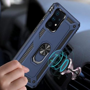 FITSU Handyhülle Handyhülle für Samsung Galaxy A33 Hülle Outdoor Case 6,4 Zoll, Robuste Handyhülle stabile Schutzhülle Cover Case mit Kamera Slider