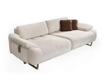 JVmoebel Wohnzimmer-Set Moderne Couchgarnitur Stoffsofa Designer Sessel Polster Möbel 3tlg, (3-St., Nur Sofas 2x 3 Sitzer + Sessel), Made in Europa