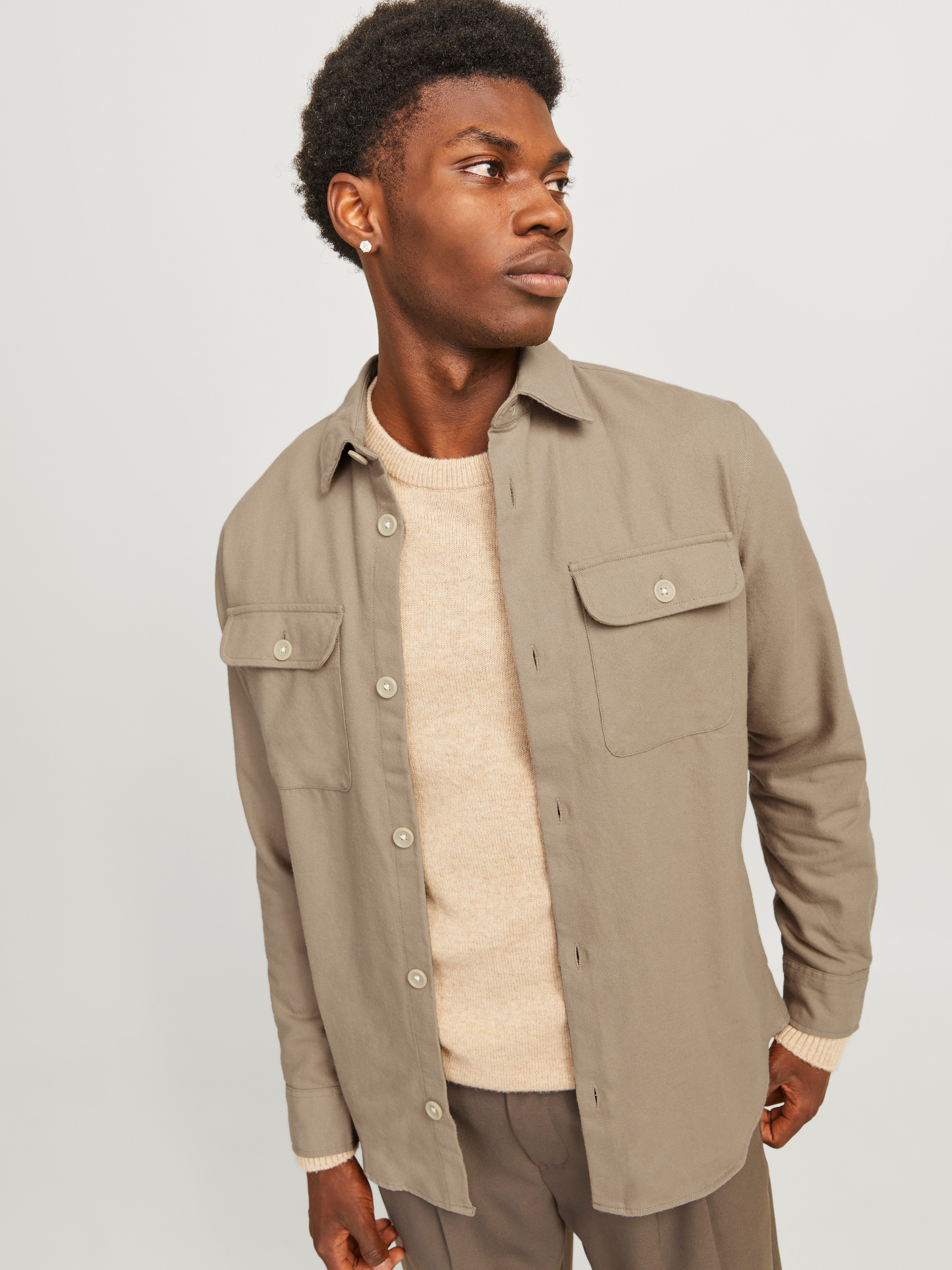 Jack & Jones Langarmhemd JJEDARREN OVERSHIRT günstig online kaufen