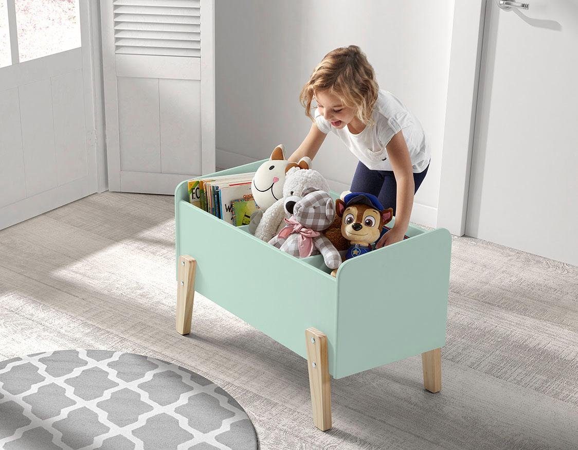 Vipack Spielzeugtruhe Kiddy (Made in Europe), MDF-Oberfläche