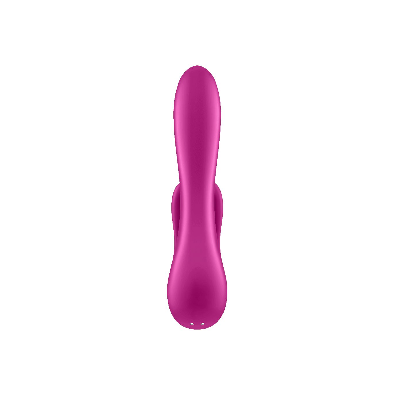 Flex Klitoris-Stimulator lila mit Bluetooth, Satisfyer 20cm "Double Satisfyer Rabbit, App", Connect App,