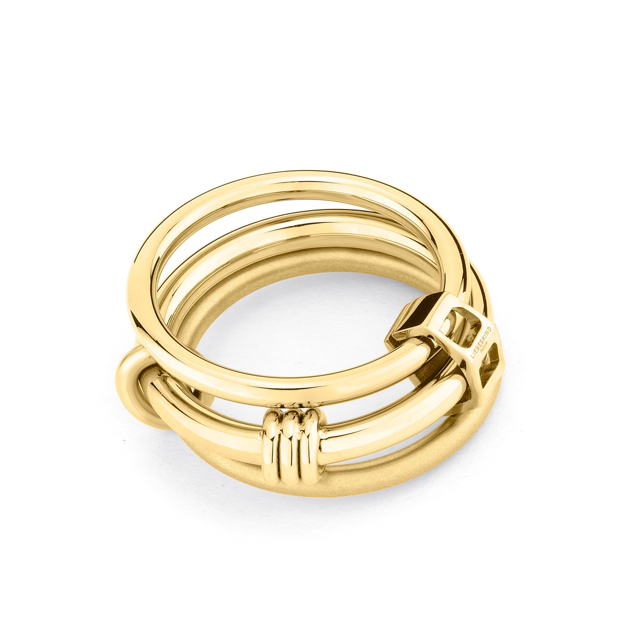 Liebeskind Berlin Fingerring Schmuck Geschenk Edelstahl The Layer-Ring günstig online kaufen