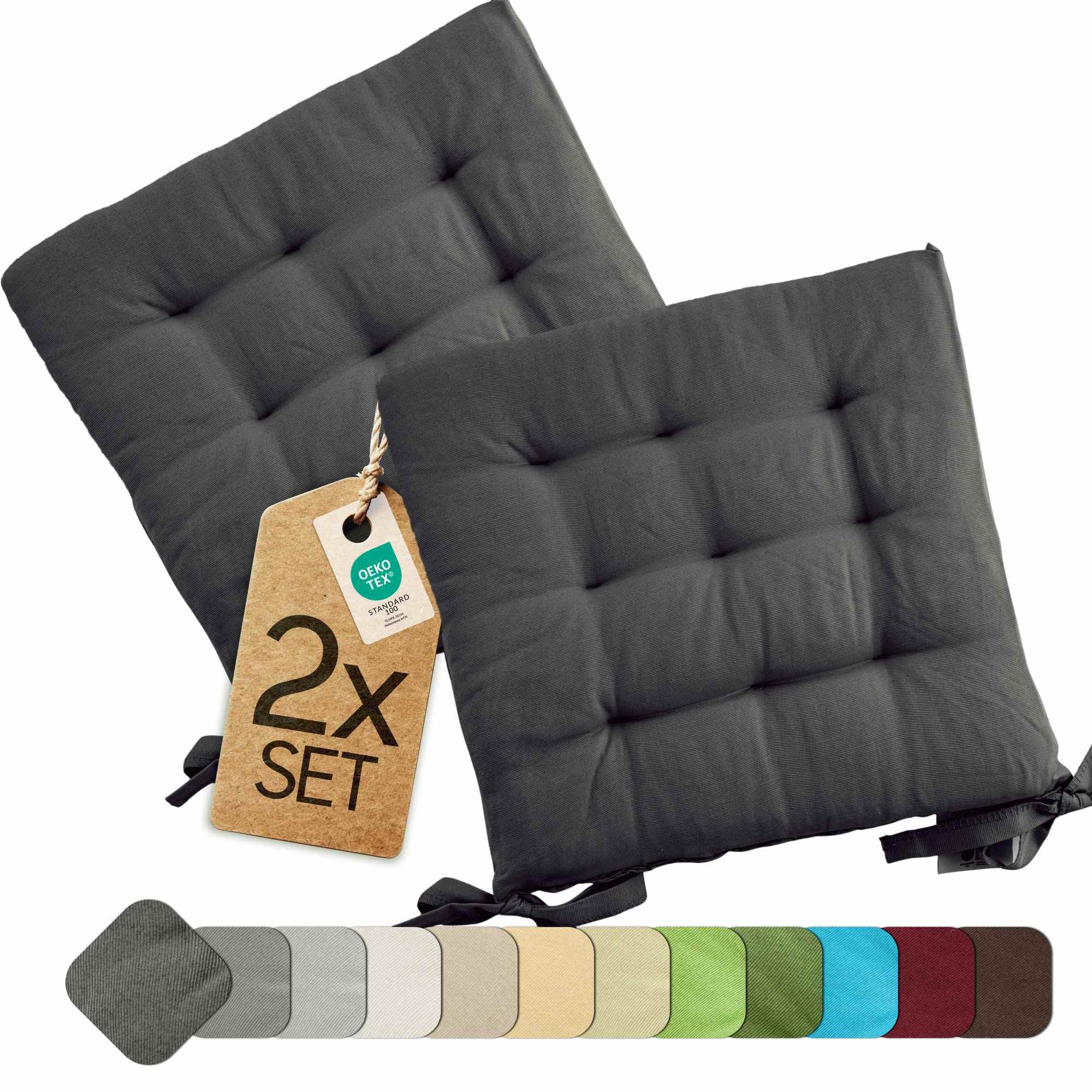 etérea Himmlische Qualität Sitzkissen etérea Sitzkissen Stuhlkissen Basic Auflage und