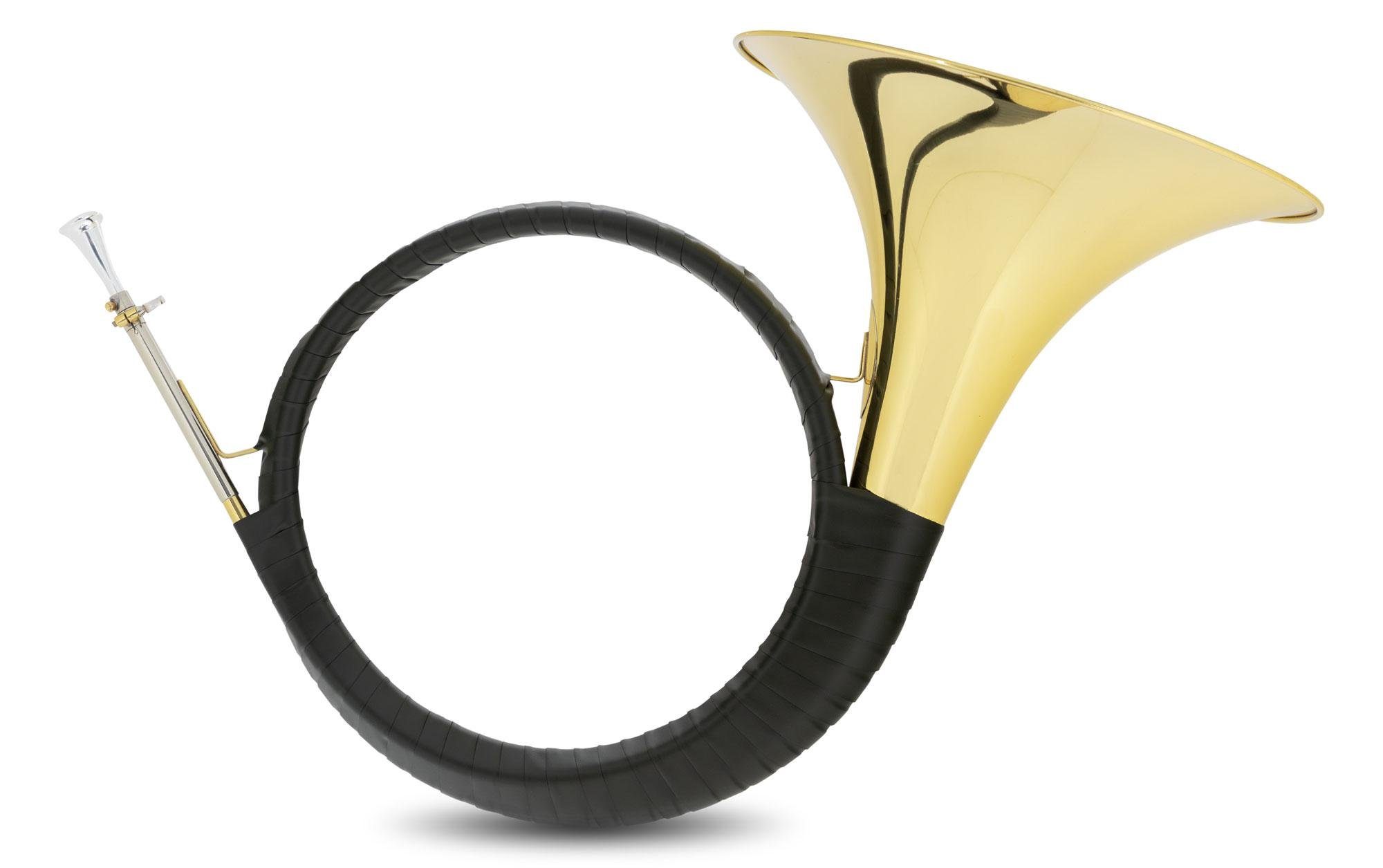 Signaltrompete Bb-Parforcehorn - Jagdhorn und Signalhorn mit Kluppenzug