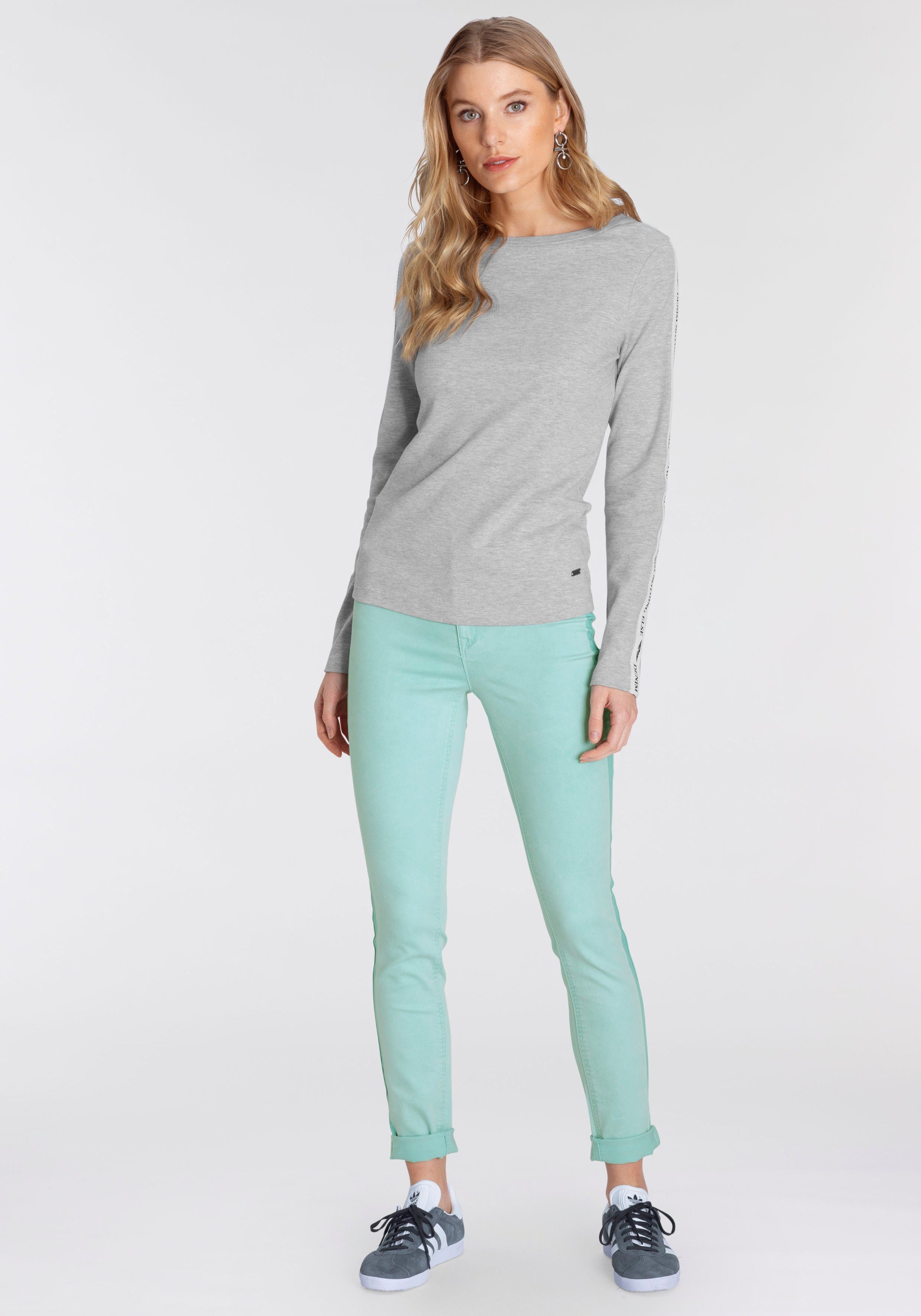 Ultra Stretch seitlichem Arizona mit Waist Streifen High mint Skinny-fit-Jeans