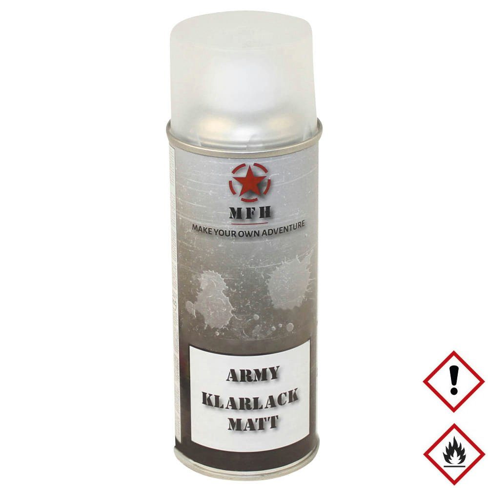 MFH Sprühfarbe Army Farbspray Matt 400ml Klarlack