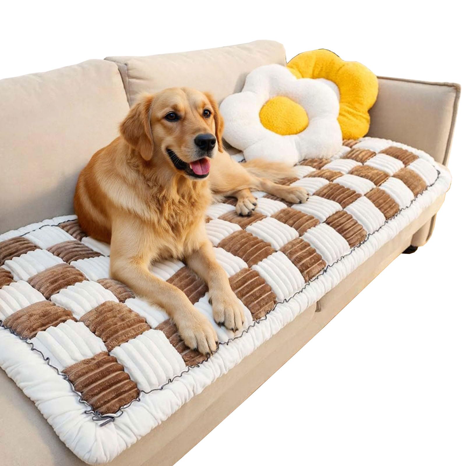 Coonoor Sofaschoner Weiche Flanell Sofa überzug Waschbar - Neue Sitzkissenb günstig online kaufen