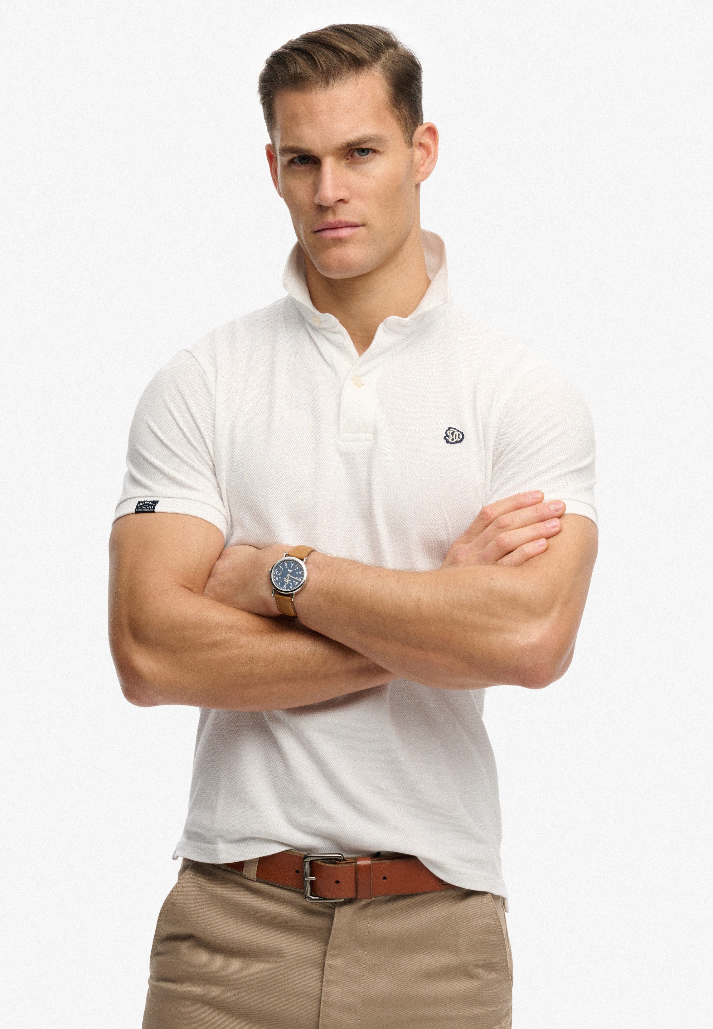 Superdry Poloshirt VINTAGE DESTROY POLO Baumwolle, relaxed fit