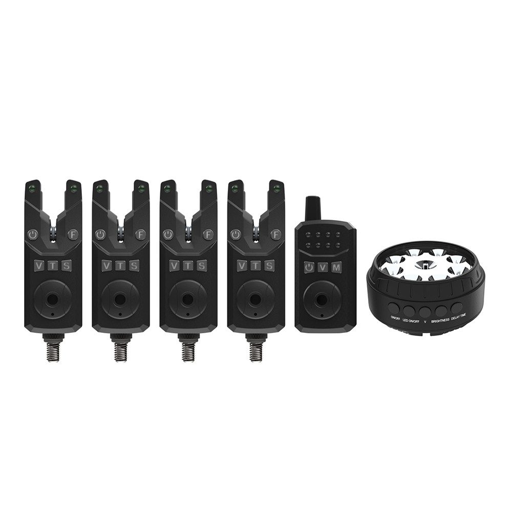 Sonik elektronischer Bissanzeiger Sonik SKS2 ALARM SET 4+1 + BIVVY LAMP