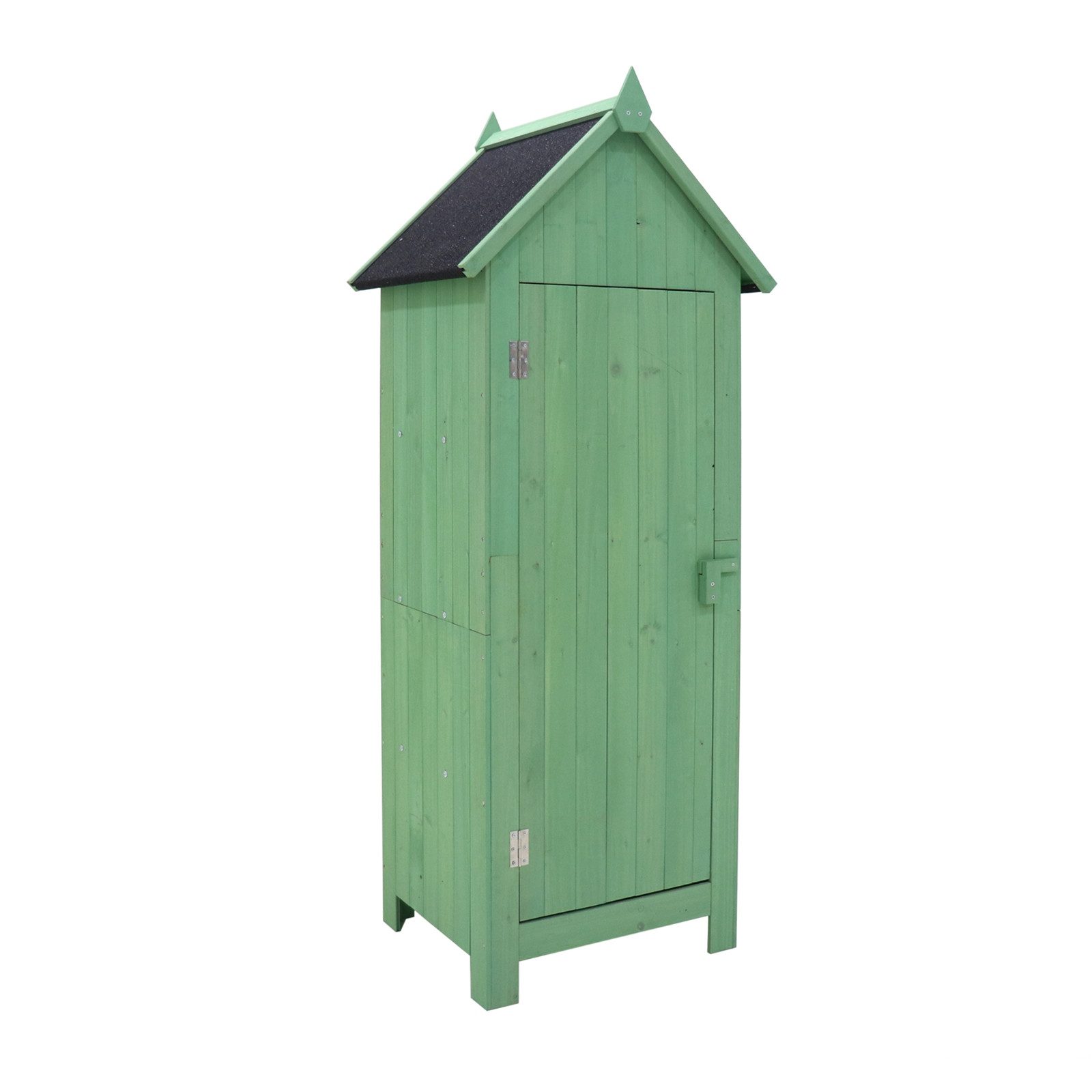 HTI-Living Garten-Geräteschrank Geräteschrank Wilbur Grün, BxT: 53x45.5 cm, (Stück, 1 St., 1 Geräteschrank), Bitumendach Outdoor