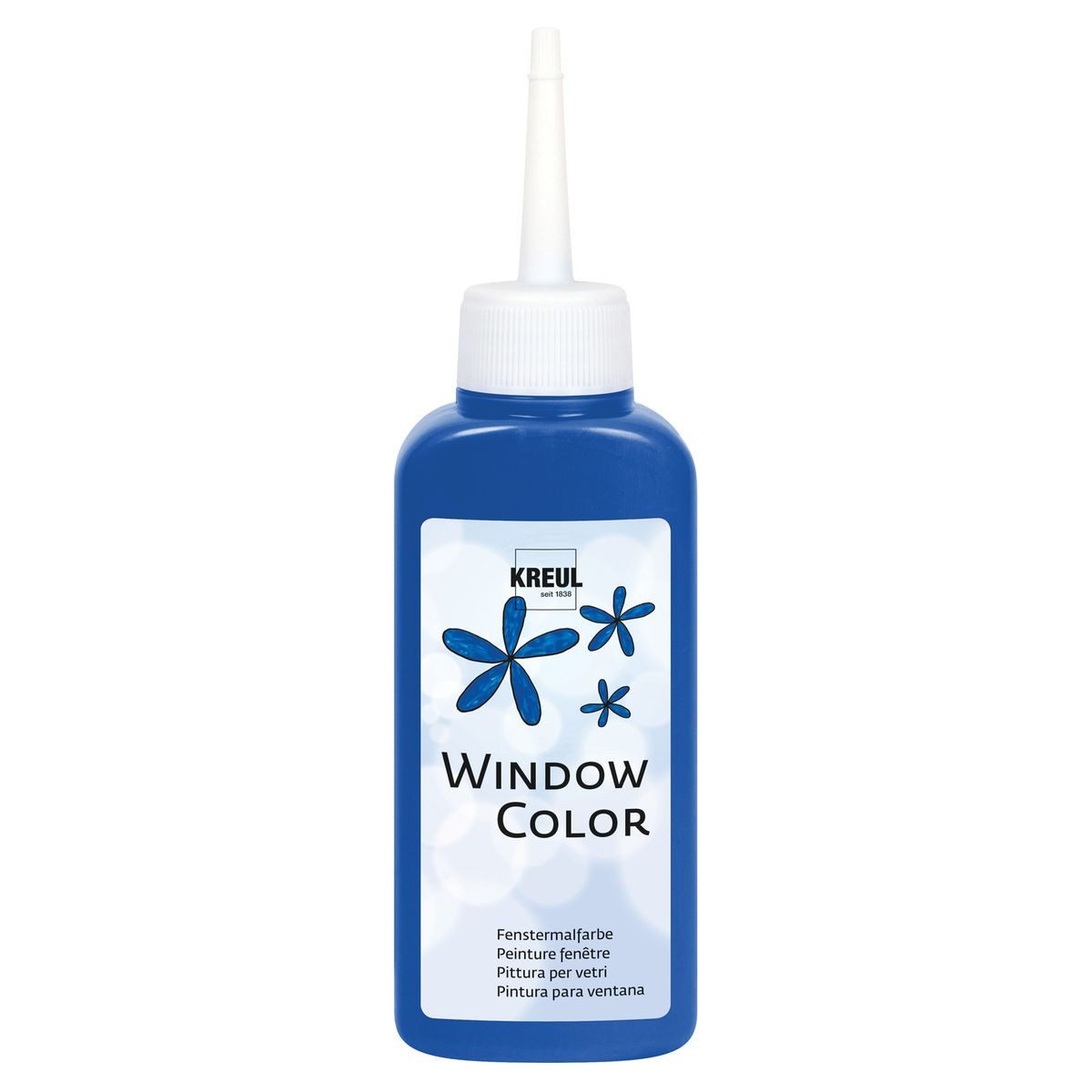 Wasserfarbe KREUL Window Color royalblau 80ml Flasche