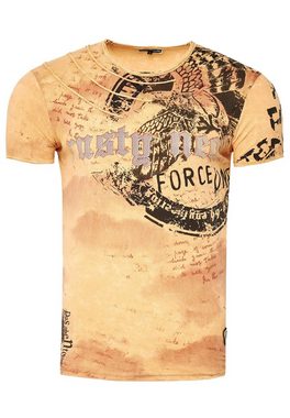 Rusty Neal T-Shirt mit eindrucksvollem Print